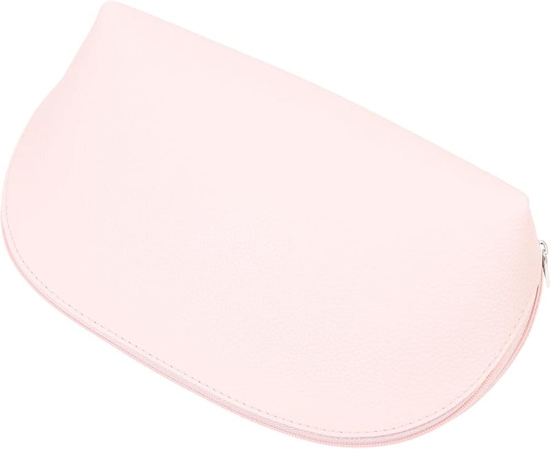 Pink Travel Beauty Bag Hanging Toiletry Pouch For Women Makeup Storage 23x6cm - Image 1